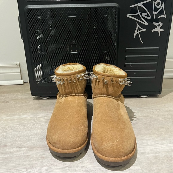 Balenciaga Other - Balenciaga Tan Spiked Men's Boots